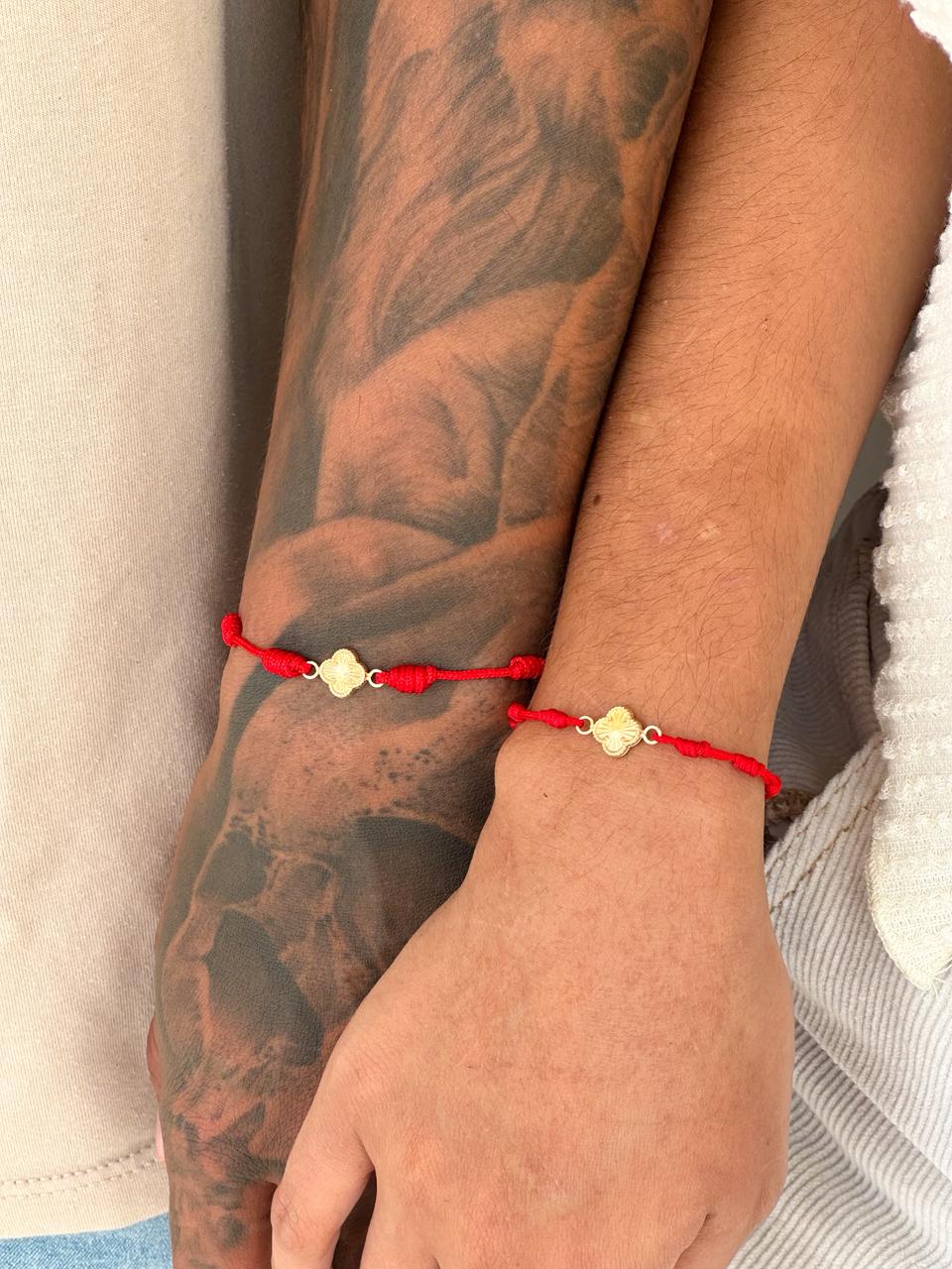 Manilla Hilo Rojo Trébol Van Cleef